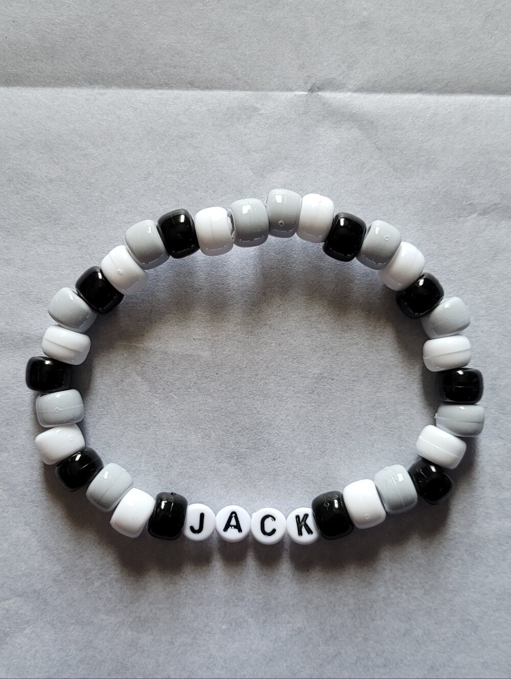Nightmare Before Christmas Jack Skellington Bead Bracelet